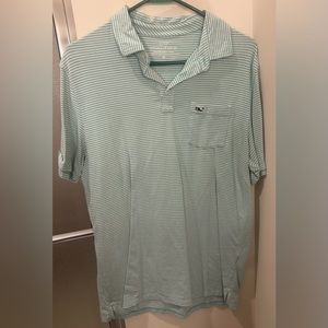 Men’s vineyard vines green polo